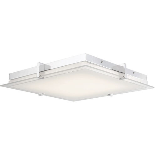 Matrix LED 15.35 inch Chrome Flush Mount Ceiling Light