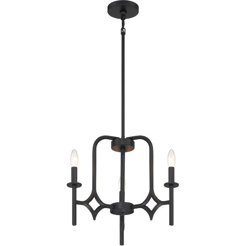 Muncie 3 Light Coal Chandelier Ceiling Light