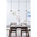 Auspice 3 Light 38 inch Chrome Pendant Ceiling Light