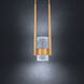 Beyond Cadenza LED 4.5 inch Aged Brass Mini Pendant Ceiling Light