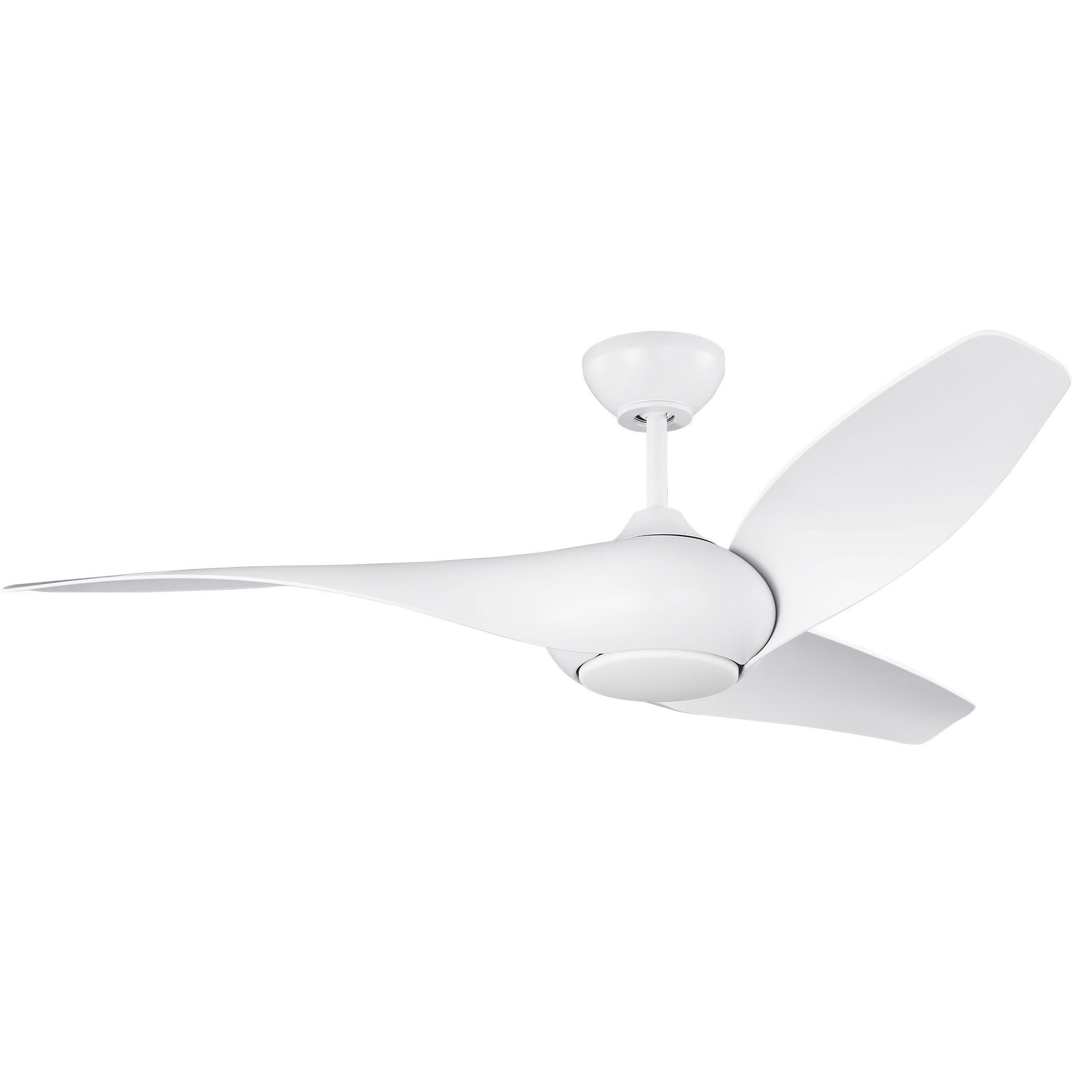 Topan 52 inch Matte White with Matte White ABS Blades Indoor/Outdoor Smart Ceiling Fan