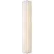 Chapman & Myers Madden LED 4.25 inch Alabaster and Antique-Burnished Brass ADA Fluted Linear Sconce Wall Light