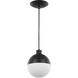 Globe LED LED Matte Black Pendant Ceiling Light, Progress LED 