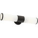 Lindale 2 Light 18.5 inch Black ADA Vanity Sconce Wall Light