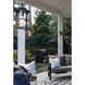 Estate Series Lakehouse LED 15 inch Black Outdoor Wall Mount Lantern, Small