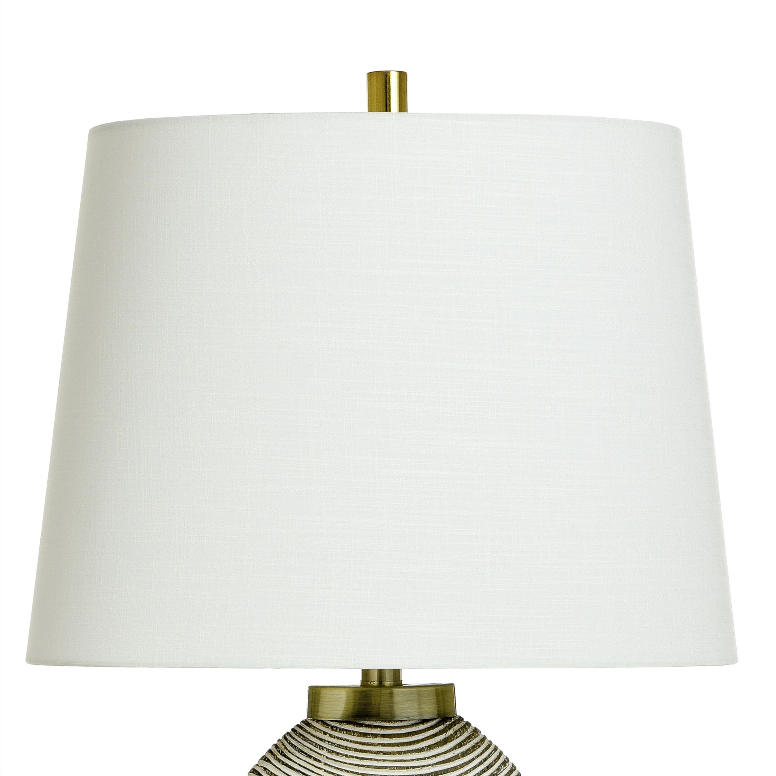 Shallows 33 inch 100.00 watt Cream and Brown Brushed Table Lamp Portable Light