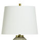 Shallows 33 inch 100.00 watt Cream and Brown Brushed Table Lamp Portable Light