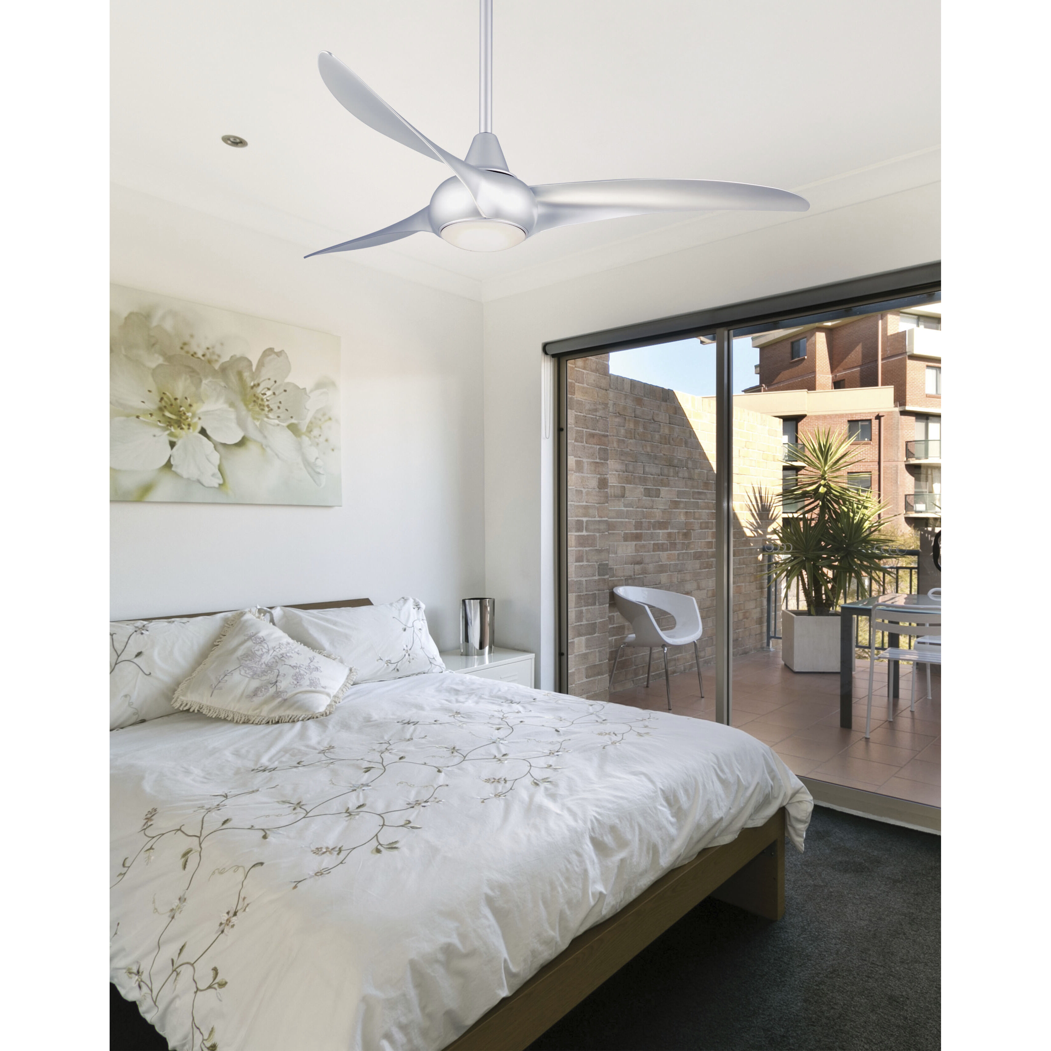 Minka-Aire F844-SL Light Wave 52 inch Silver Ceiling Fan Minka-Aire F844-SL Light Wave 52 inch Silver Ceiling Fan