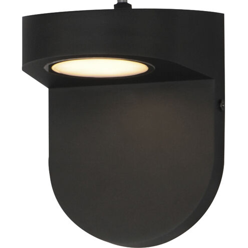 Ledge LED 4.25 inch Black Wall Sconce Wall Light