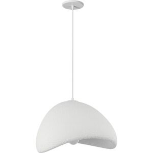 Pilar LED 19.75 inch Matte White Pendant Ceiling Light