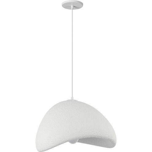 Pilar LED 19.75 inch Matte White Pendant Ceiling Light