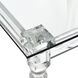 Jacobs 24 X 22 inch Clear Accent Table, Square