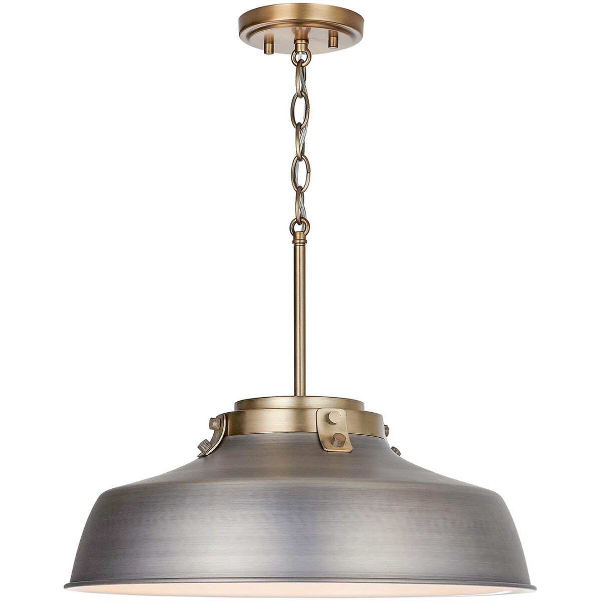 Antique nickel pendant light hotsell