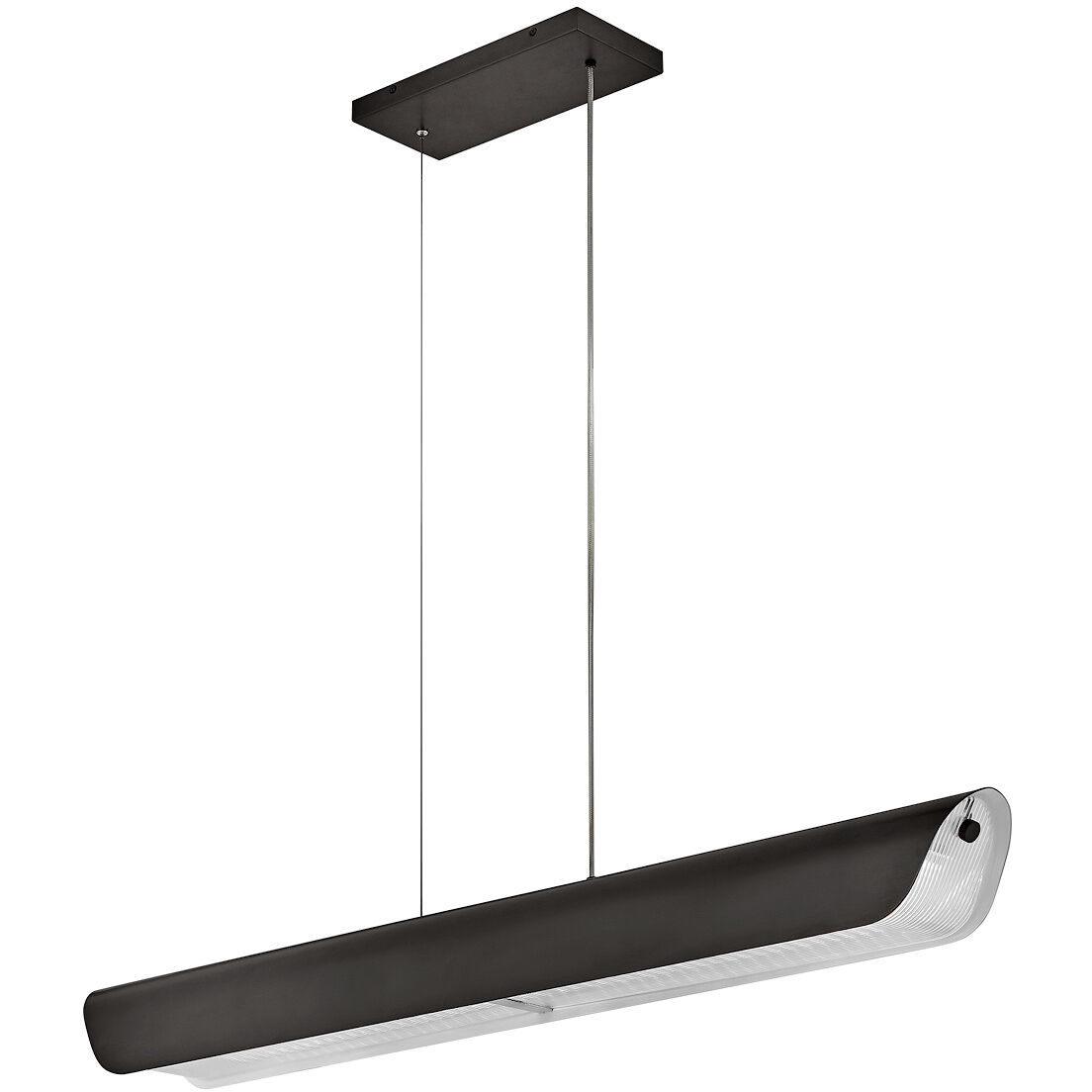 Arco LED 46 inch Black Oxide Chandelier Ceiling Light