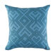 Ethiopia 18 X 18 inch Sky Blue Pillow Kit, Square