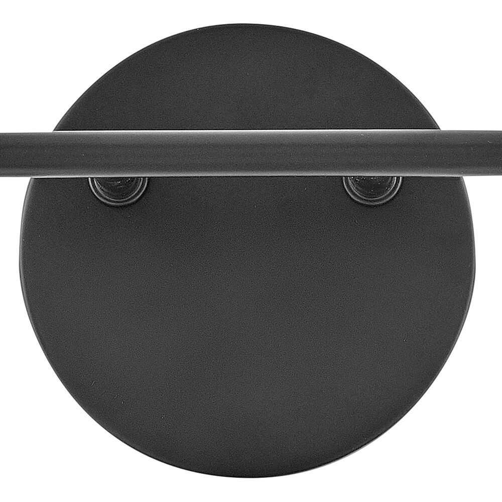 Gio LED 14.75 inch Black Bath Light Wall Light