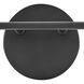 Gio LED 14.75 inch Black Bath Light Wall Light