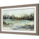 River View Green and Brown and Blue and Gray Framed Art, Propac