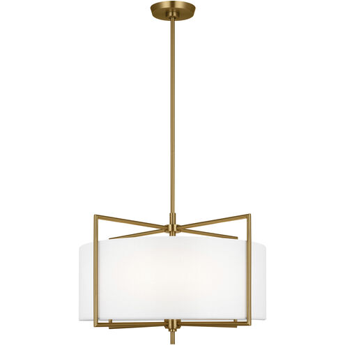 C&M by Chapman & Myers Perno 4 Light 23.25 inch Burnished Brass Pendant Ceiling Light
