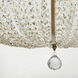 Crystal Baller 12 Light 30 inch Antique Bronze Pendant Ceiling Light