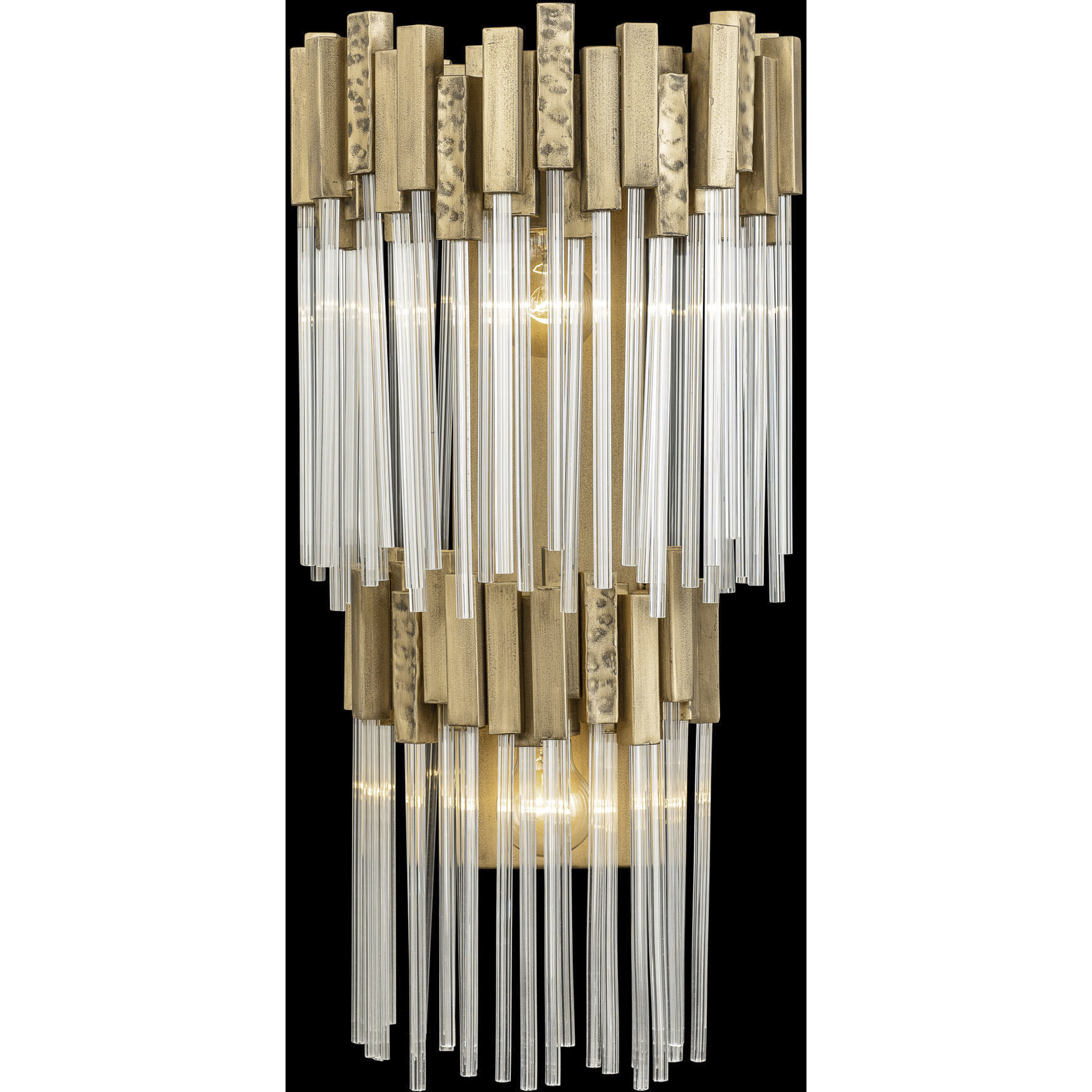 Matrix 2 Light 12.5 inch Havana Gold Wall Sconce Wall Light