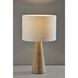 Travis 25.5 inch 150.00 watt Travertine Stone Table Lamp Portable Light