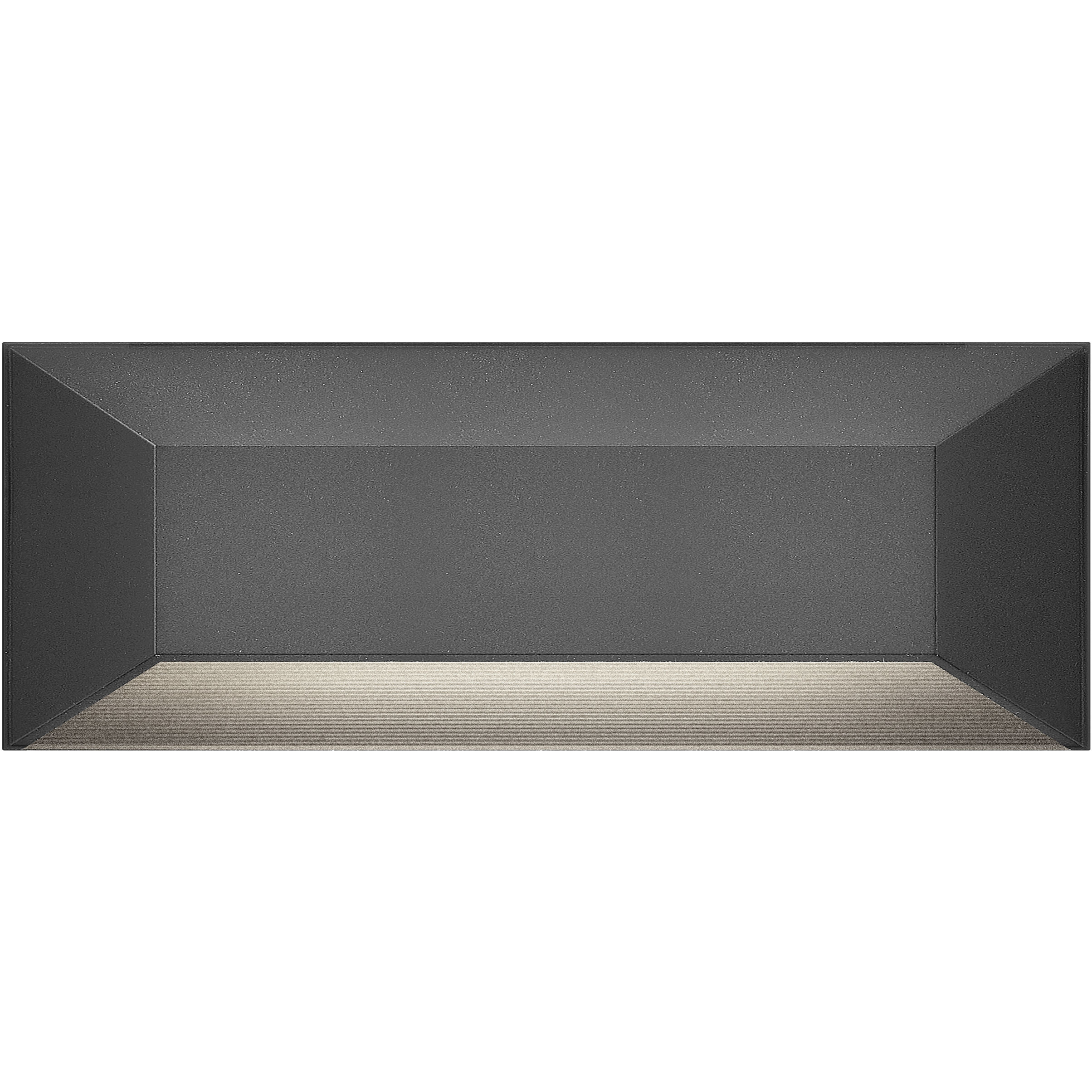 Nuvi 12v 2.60 watt Black Landscape Deck Sconce in Ash Bronze, Rectangular