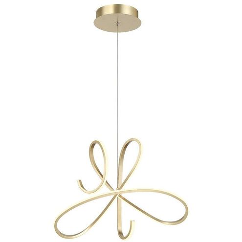 Astor By Robin Baron LED Soft Gold Pendant Ceiling Light