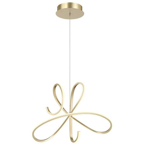 George Kovacs Astor By Robin Baron LED Soft Gold Pendant Ceiling Light P5438-697-L - Open Box