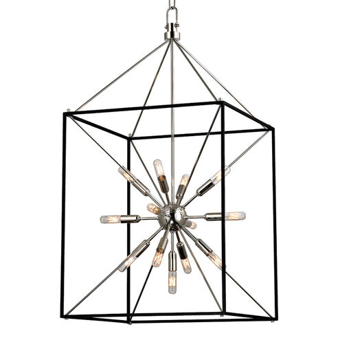 Glendale 13 Light 20.25 inch Polished Nickel Hanging Lantern Ceiling Light