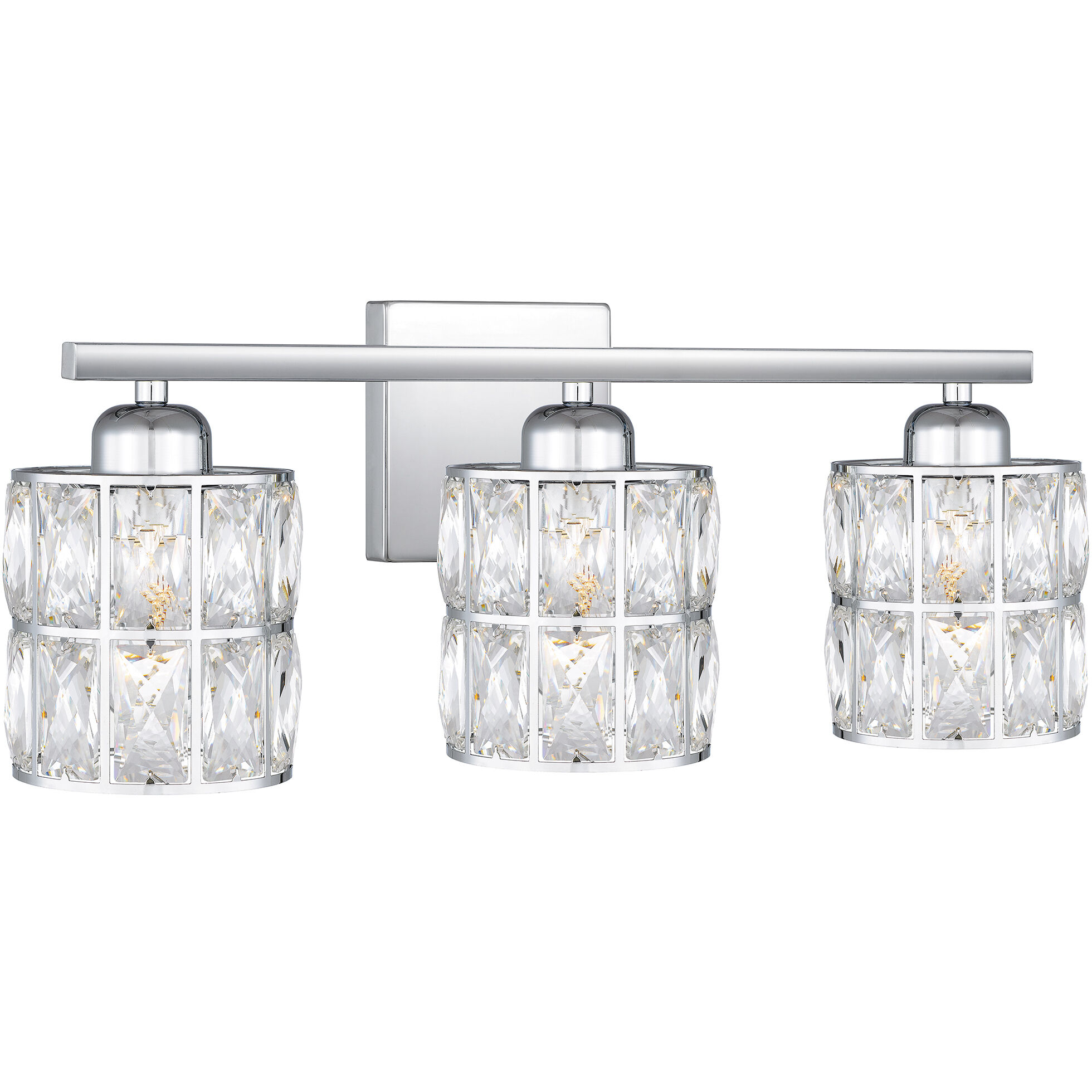 Gibson 3 Light 21 inch Polished Chrome Bath Light Wall Light