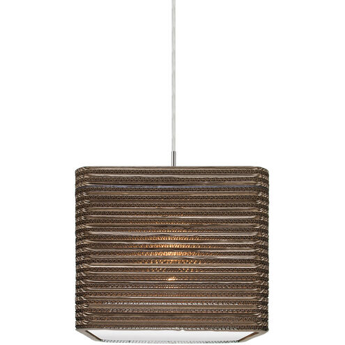 Kirk 12 LED Satin Nickel Cord Pendant Ceiling Light