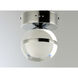Swank LED 4.75 inch Polished Chrome Flush Mount Ceiling Light