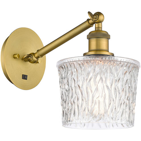 Ballston Niagra LED 6.5 inch Brushed Brass Sconce Wall Light