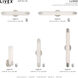Lund LED 4 inch Brushed Nickel ADA Bath Vanity Wall Light
