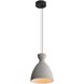 Aethera Pendant Ceiling Light in Grey Cement