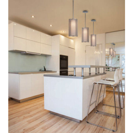 Uptown Mesh 1 Light 5.5 inch Burnished Bronze Pendant Ceiling Light in E26 Incandescent, Rod, Frosted