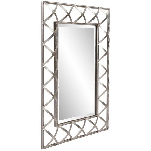 Trellis 32 X 24 inch Silver Mirror