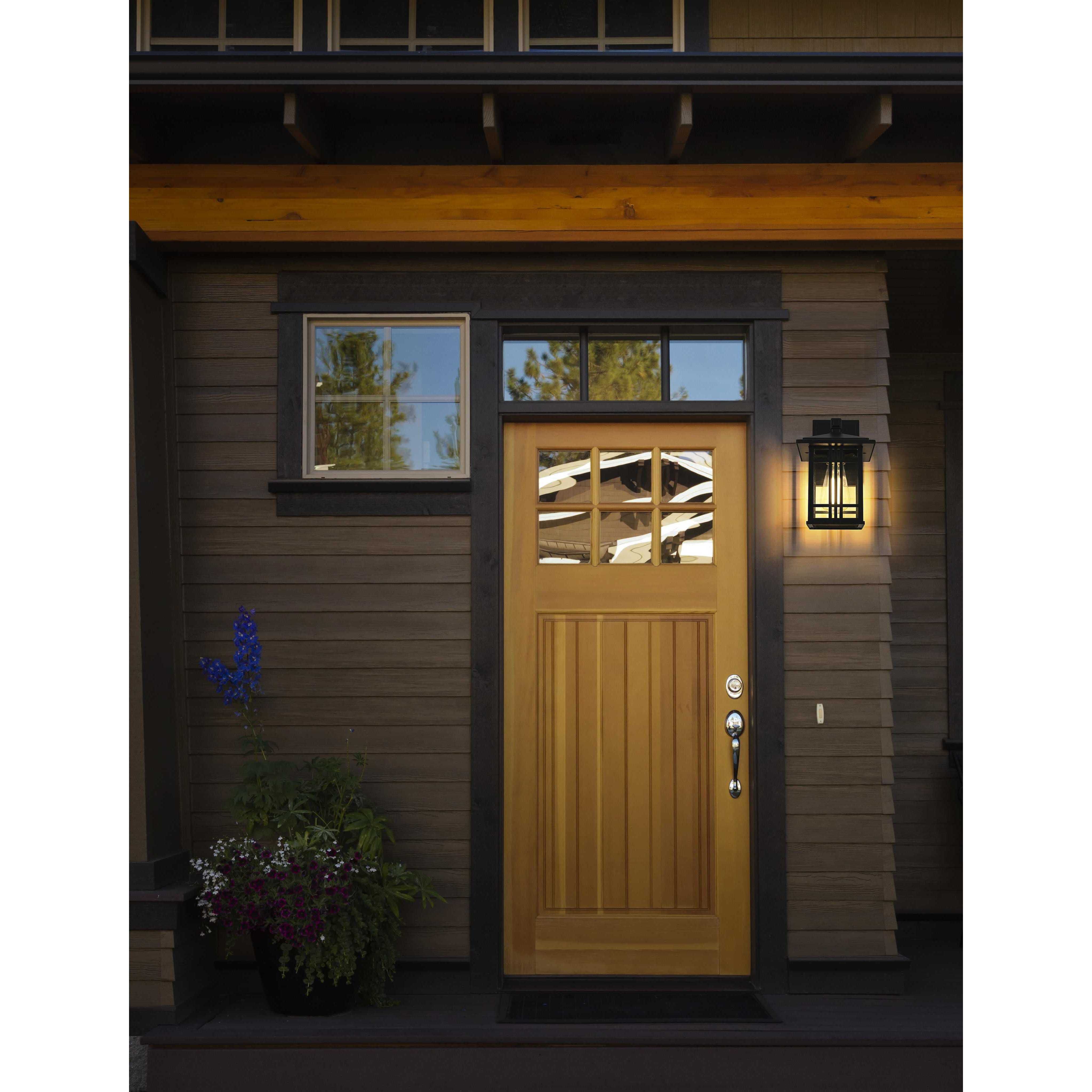 Harley 1 Light 10 inch Black Outdoor Wall Sconce