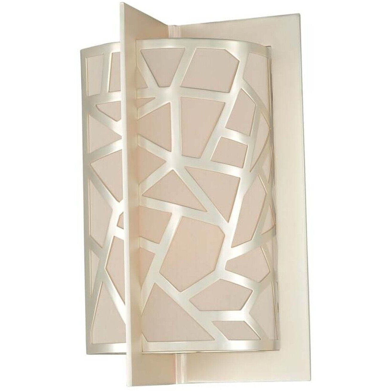 Miramar 2 Light 8 inch Rose Silver ADA Wall Sconce Wall Light