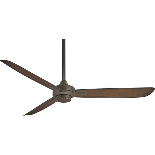 Rudolph Wet 60 inch Oil Rubbed Bronze Outdoor Ceiling Fan