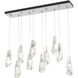 Luma 10 Light 44.5 inch Vintage Platinum Pendant Ceiling Light, Large