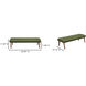 Arlo Dark Green Bench