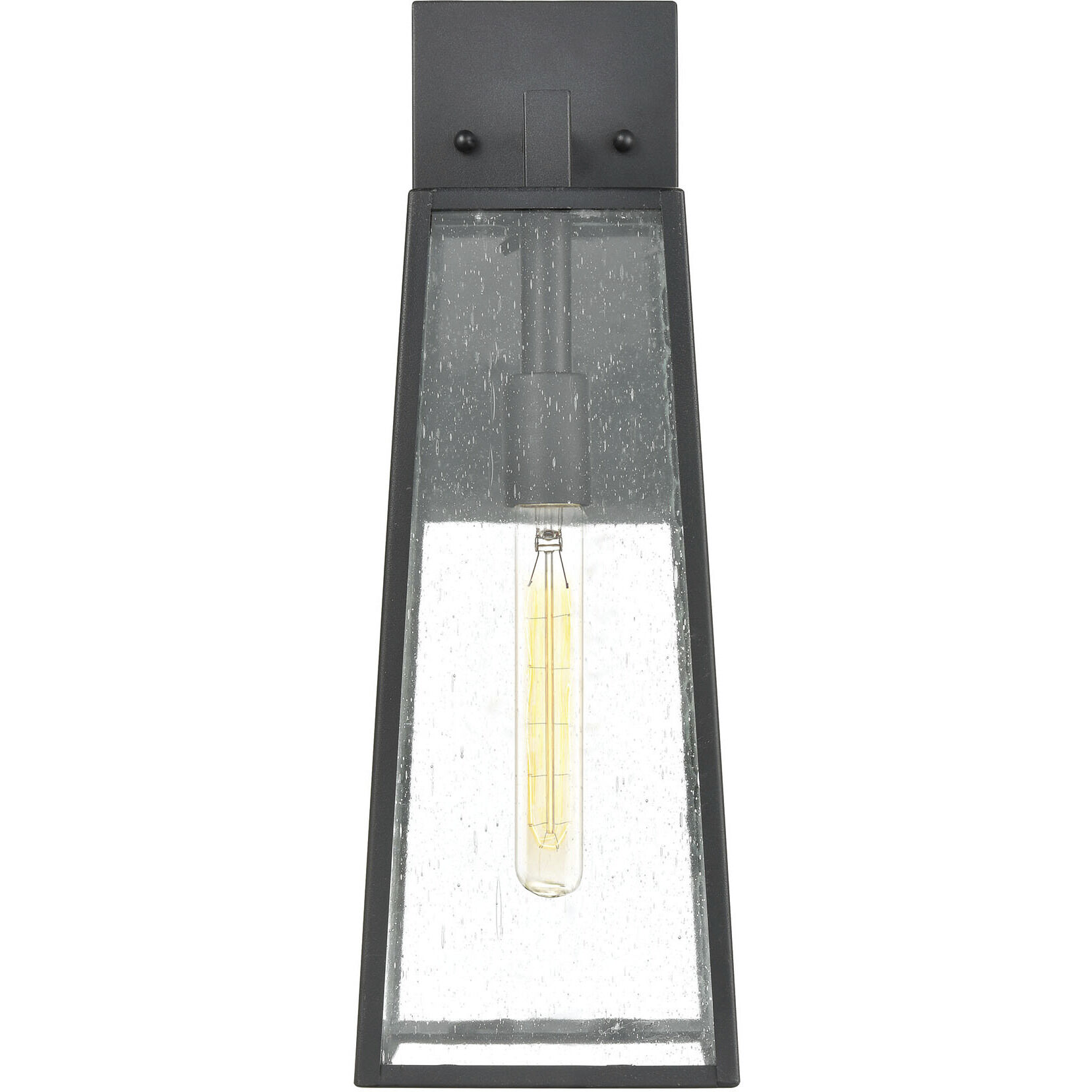 Meditterano 1 Light 18 inch Matte Black Outdoor Sconce