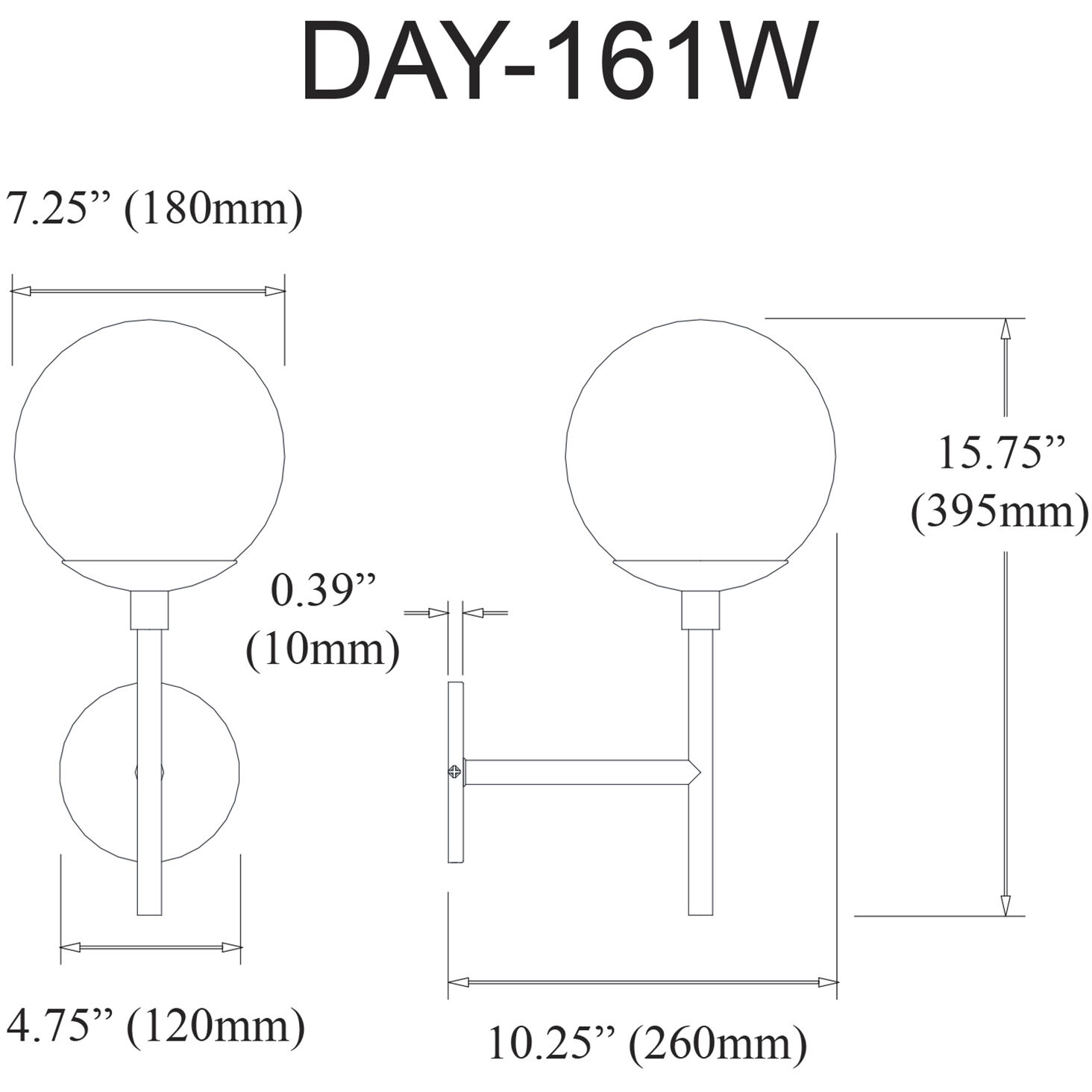 Dayana 1 Light 7.25 inch Aged Brass Decorative Wall Sconce Wall Light