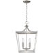 Kennedy 4 Light 13 inch Satin Nickel Chandelier Ceiling Light