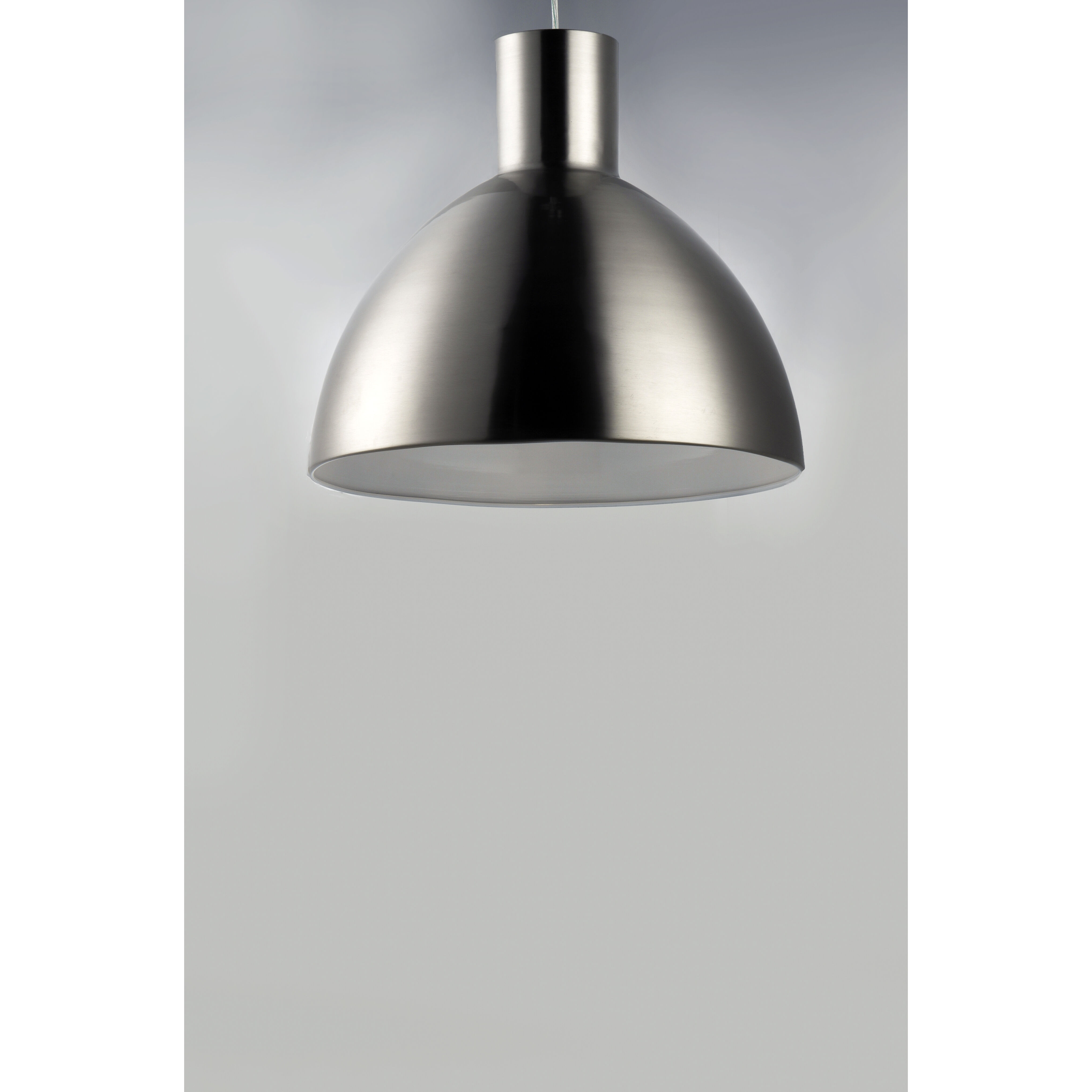 Cora 1 Light 20 inch Satin Nickel Single Pendant Ceiling Light