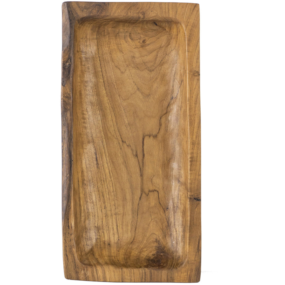 Rectangular Teak Natural Tray