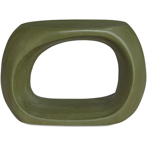 Albers 17.75 inch Green Garden Stool, Outdoor