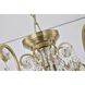 Canada 8 Light 25.5 inch Antique Brass Chandelier Ceiling Light, Gold Frame